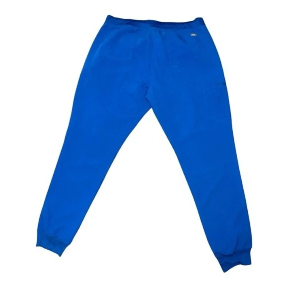 Figs Royal Blue Scrub Top and Pants Set